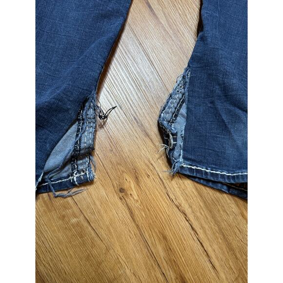 Rock Revival Avery Straight Jeans Size 25 Embroidered Fleur De Paisley EB - Picture 7 of 7